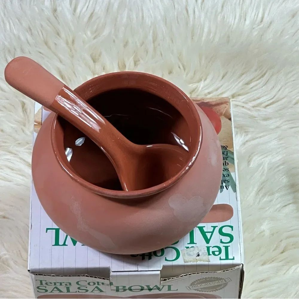 Rustic Terracotta Pot with Ladle